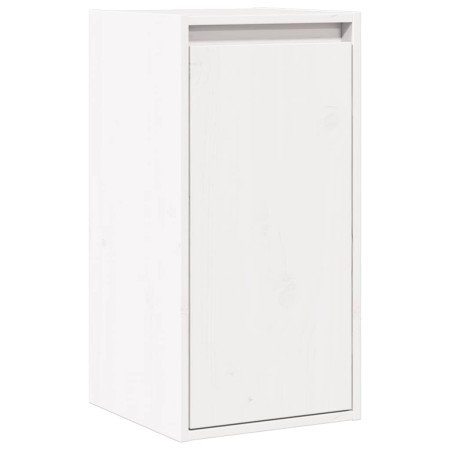 Armario de pared de madera maciza de pino blanco 30x30x100 cm