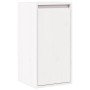 Armario de pared de madera maciza de pino blanco 30x30x100 cm
