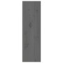 Armarios de pared 2 uds madera maciza pino gris 30x30x100 cm