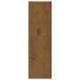 Armario de pared madera maciza de pino marrón miel 30x30x100 cm