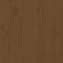Armario de pared madera maciza de pino marrón miel 30x30x100 cm