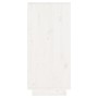 Aparador de madera maciza de pino blanco 60x34x75 cm