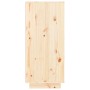 Armario zapatero de madera maciza de pino 60x35x80 cm