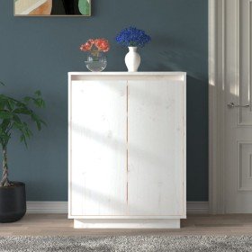 Armario zapatero de madera maciza de pino 60x35x80 cm Armario zapatero de madera maciza de pino 60x35x80 cm