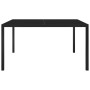 Schwarzer Gartentisch aus Stahl und Glas, 130 x 130 x 72 cm von vidaXL, Gartentische - Ref: Foro24-313099, Preis: 192,11 €, R...