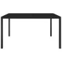 Schwarzer Gartentisch aus Stahl und Glas, 130 x 130 x 72 cm von vidaXL, Gartentische - Ref: Foro24-313099, Preis: 188,70 €, R...