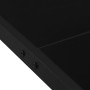 Black steel and glass garden table 130x130x72 cm by vidaXL, Garden tables - Ref: Foro24-313099, Price: 185,12 €, Discount: %