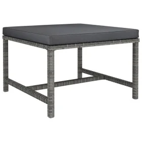 Sectional Footstool with Gray Synthetic Rattan Cushion by vidaXL, Modular outdoor sofas - Ref: Foro24-313495, Price: 50,24 €,...