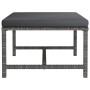 Sectional Footstool with Gray Synthetic Rattan Cushion by vidaXL, Modular outdoor sofas - Ref: Foro24-313495, Price: 51,10 €,...