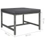 Sectional Footstool with Gray Synthetic Rattan Cushion by vidaXL, Modular outdoor sofas - Ref: Foro24-313495, Price: 50,24 €,...