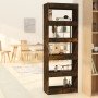 Estantería/divisor madera ingeniería roble ahumado 60x30x166 cm en Librerías y estanterías | Comprar online en Foro24