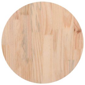 Superficie de mesa madera maciza de pino Ø30x2,5 cm