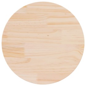 Superficie de mesa madera maciza de pino Ø60x2,5 cm Superficie de mesa madera maciza de pino Ø60x2,5 cm