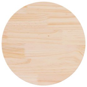 Superficie de mesa madera maciza de pino Ø60x2,5 cm Superficie de mesa madera maciza de pino Ø60x2,5 cm