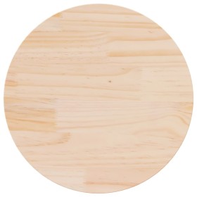 Superficie de mesa madera maciza de pino Ø70x2,5 cm Superficie de mesa madera maciza de pino Ø70x2,5 cm