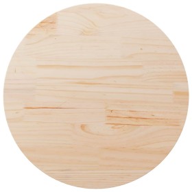 Superficie de mesa madera maciza de pino Ø80x2,5 cm Superficie de mesa madera maciza de pino Ø80x2,5 cm