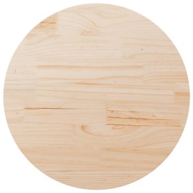 Superficie de mesa madera maciza de pino Ø90x2,5 cm Superficie de mesa madera maciza de pino Ø90x2,5 cm