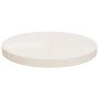 Superficie de mesa madera maciza de pino blanco Ø30x2,5 cm