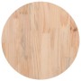 Superficie de mesa madera maciza de pino blanco Ø40x2,5 cm