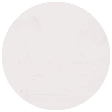 Superficie de mesa madera maciza de pino blanco Ø50x2,5 cm
