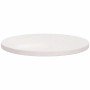 Superficie de mesa madera maciza de pino blanco Ø50x2,5 cm
