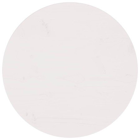 Superficie de mesa madera maciza de pino blanco Ø60x2,5 cm