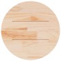 Superficie de mesa madera maciza de pino blanco Ø60x2,5 cm