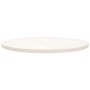 Superficie de mesa madera maciza de pino blanco Ø70x2,5 cm