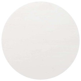 Superficie de mesa madera maciza de pino blanco Ø80x2,5 cm
