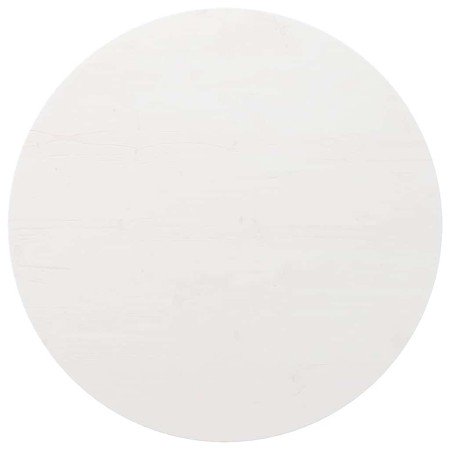 Superficie de mesa madera maciza de pino blanco Ø80x2,5 cm