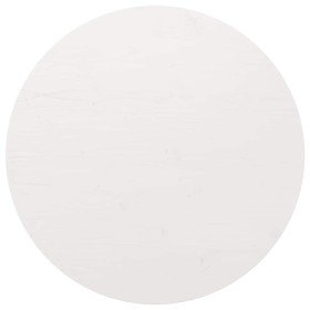 Superficie de mesa madera maciza de pino blanco Ø90x2,5 cm