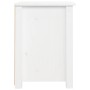 Mesitas de noche 2 uds madera maciza de pino blanco 40x35x49 cm