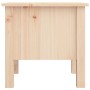 Mesa auxiliar 2 unidades de madera maciza de pino 40x40x39 cm