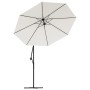 Ersatzstoff für weißen Ampelschirm 300 cm von vidaXL, Stoffe für Regenschirme und Markisen - Ref: Foro24-313804, Preis: 24,93...