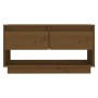 Mueble de TV madera maciza de pino marrón miel 74x34x40 cm en Muebles TV | Comprar online en Foro24