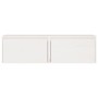 Armarios de pared 2 uds madera maciza pino blanco 60x30x35 cm