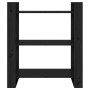 Estantería/divisor de espacios madera pino negro 80x35x91 cm
