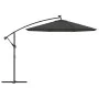 Replacement fabric for anthracite gray cantilever parasol 350 cm by vidaXL, Fabrics for umbrellas and awnings - Ref: Foro24-3...