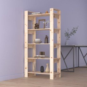 Librero/Biblioteca 80x35x160 cm Madera Maciza en Librerías y estanterías | Comprar online en Foro24