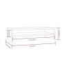 Soporte de monitor madera maciza de pino 50x24x13 cm