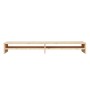 Soporte de monitor madera maciza de pino 100x24x13 cm en Muebles TV | Comprar online en Foro24