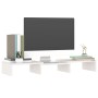 Soporte de monitor madera maciza de pino blanco 60x24x10,5 cm en Muebles TV | Comprar online en Foro24