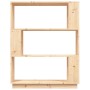 Estantería/divisor de espacios madera maciza pino 80x25x101 cm