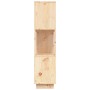 Estantería/divisor de espacios madera maciza pino 80x25x101 cm
