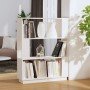 Estantería/divisor de espacios madera pino blanco 80x25x101 cm en Librerías y estanterías | Comprar online en Foro24