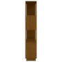 Estantería/divisor madera de pino marrón miel 80x25x132 cm