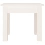 Mesa de centro de madera maciza de pino blanco 35x35x30 cm