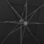 Sombrilla de 4 niveles con poste aluminio negro 250x250 cm de vidaXL, Sombrillas - Ref: Foro24-313826, Precio: 193,08 €, Desc...