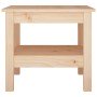 Mesa de centro 45x45x40 cm Madera maciza de pino