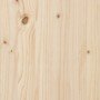Mesa de centro 45x45x40 cm Madera maciza de pino